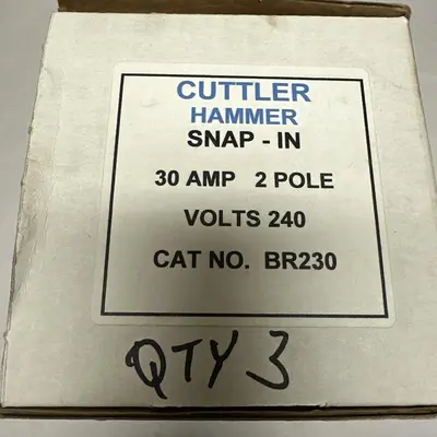 Used CUTLER-HAMMER BR230 Circuit Breakers | Surplus Asset Holdings #1188961