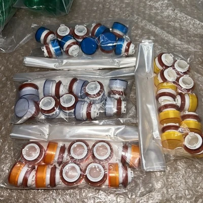 Large Lot of New various IDEC   Buttons & Caps See Photos + Warranty