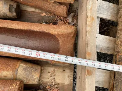 Used AFTERMARKET 7-1/2" DIAMETER "SHORT" CHISEL BIT Tool Bits Pennsylvania US | East West Machinery & Drilling #1417144