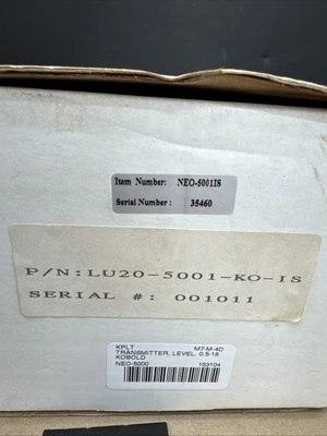 NEW Kobold LU20-5001-KO-IS