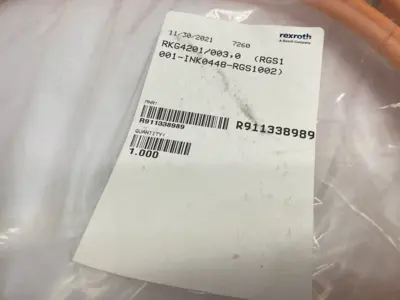 NEW BOSCH REXROTH ENCODER CABLE RKG4201/003,0 (RGS1001-REG0013-RGS1002)