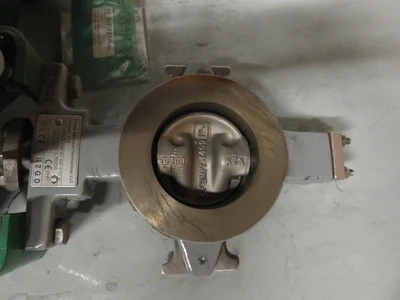 Fisher 3"-150 Butterfly Valve with actuator and positioner Unused