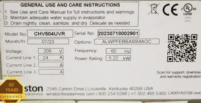 USED CVAP CHV504UVR
