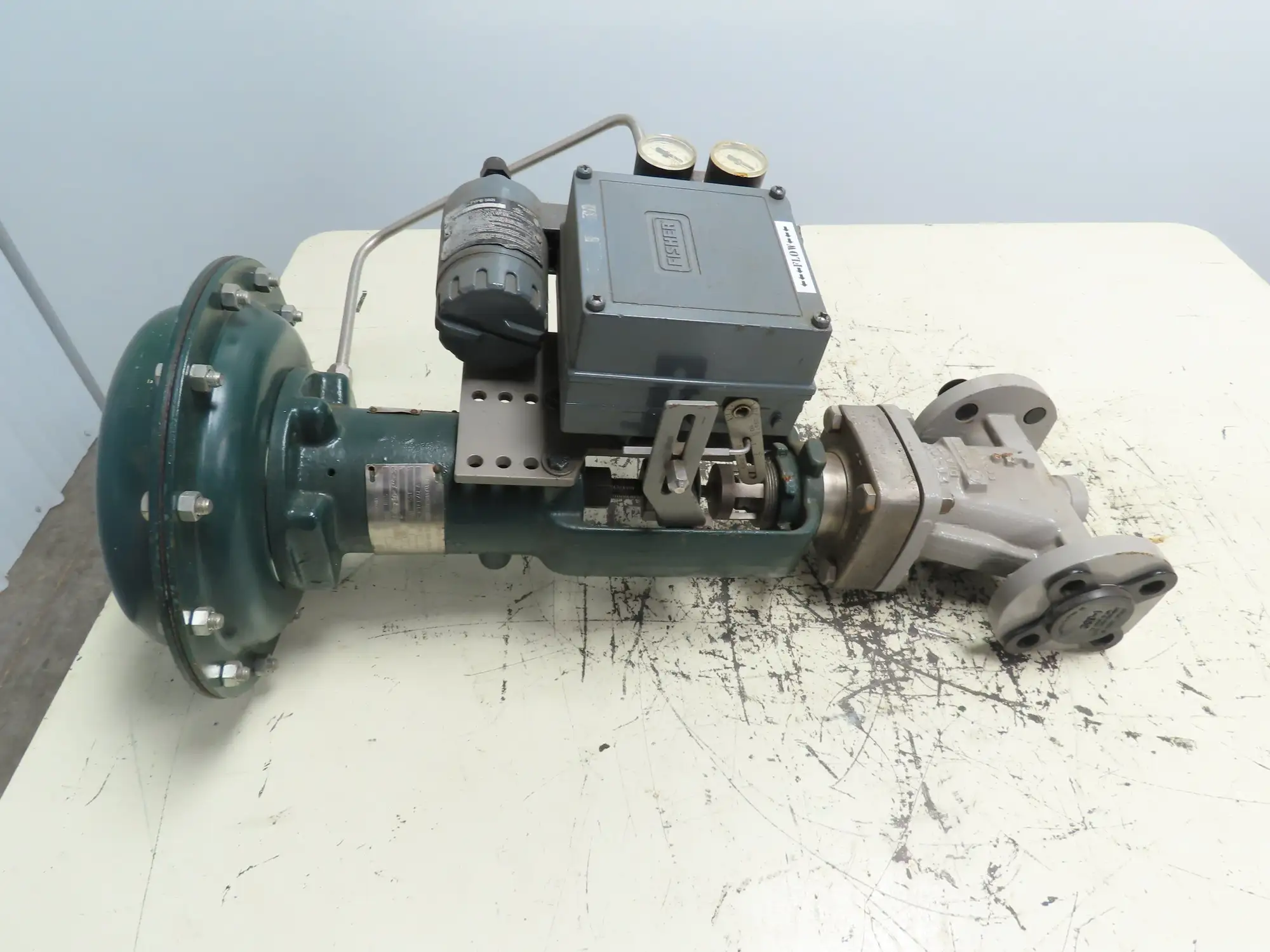 Fisher Control Pneumatic Diaphragm Actuator Lined PTFE Valve 1" Actuator 30 Sz