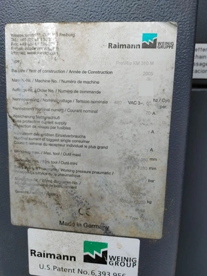 Used 2005 RAIMANN PROFIRIP KM 310 M Rip Saws Ontario CA | Aldan Woodworking Machinery #1252739