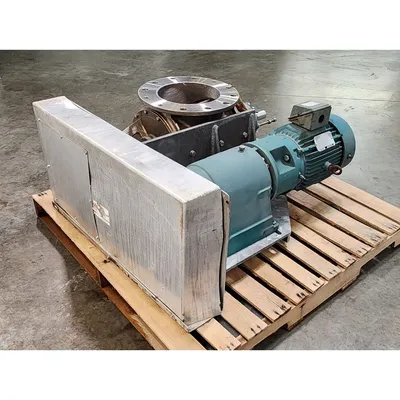 Used 10" Stainless Steel Flo-Tronics Rotary Airlock Feeder Valve