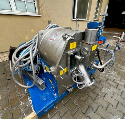 Krettek ProCent P 63 B Pilot horizontal peeler centrifuge, 316L SS.