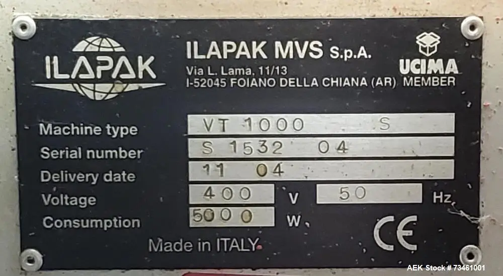 USED ILAPAK VT-500