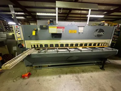 Used ATLANTIC HDE 10X1/4 Power Squaring Shears (Inch) Ohio US | Mohawk Machinery #1559220
