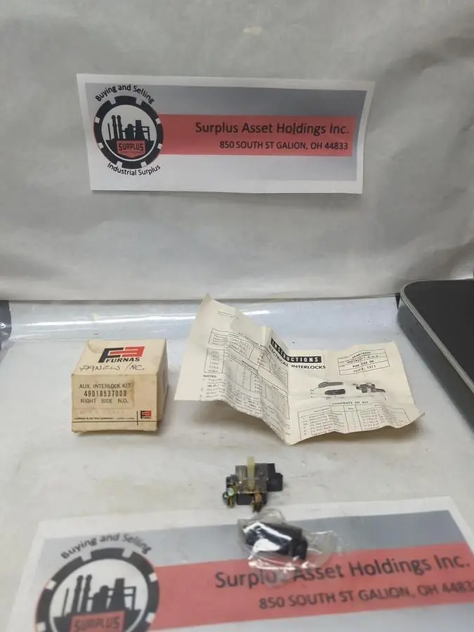 New | in-Stock FURNAS 49D18537003 Miscellaneous Equipment (Electrical & Power) Ohio US | Surplus Asset Holdings #1245269