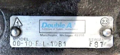 NEW DOUBLE A QD-10-F-L-10B1 CHECK VALVE QD10FL10B1