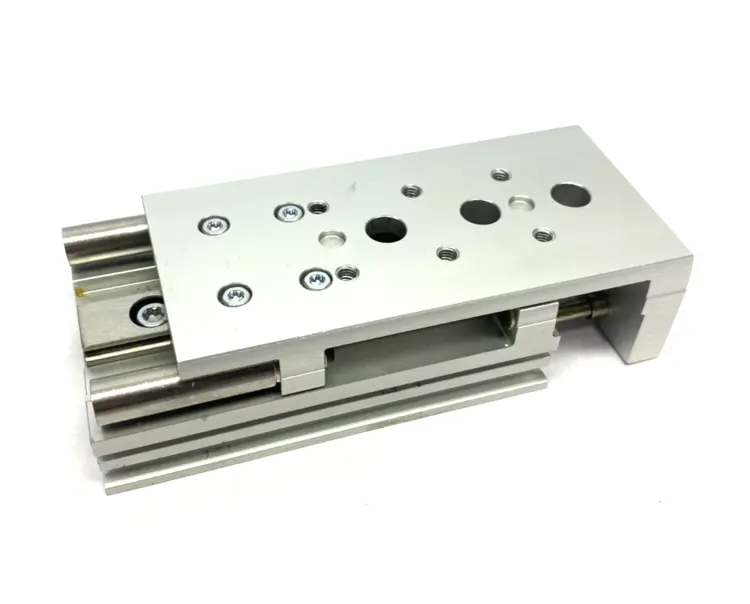 Used FESTO PNEUMATIC MINI SLIDE ACTUATOR 10MM BORE 50MM STROKE 8085120 Pneumatic Cylinders | Maverick Industrial Sales #1103202