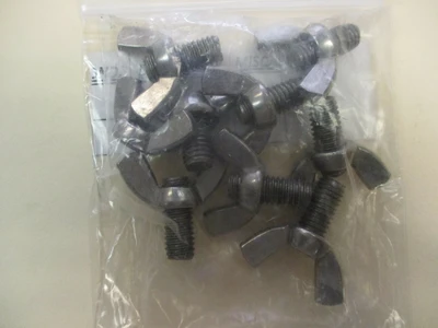 New Wing Nuts and Bolts (QTY 17)