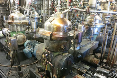 Westfalia SAMR 5036 Separator, 20 HP, 6400 RPM, Desludger