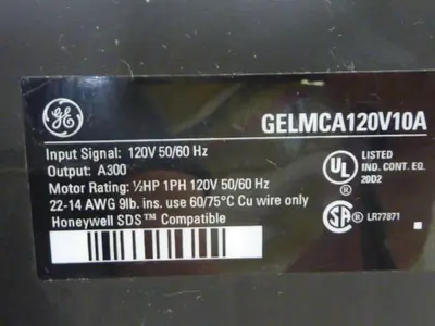 USED GENERAL ELECTRIC GELMCA120V10A