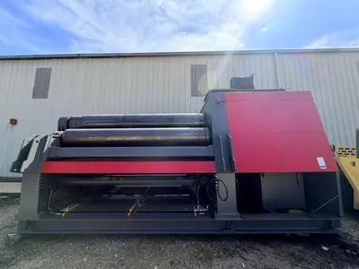 Used 2014 AKYAPAK AKS 30/35, 1-3/4" X 10' WITH SUPPORTS Plate Bending Rolls including Pinch Arkansas US | SMF MACHINE TOOLS #301312