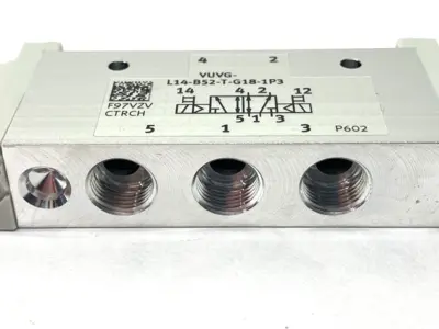 New | in-Stock Festo Pneumatic Solenoid Valve 5/2-Way 24VDC 574230 Solenoid Valves Michigan US | Maverick Industrial Sales #1391532