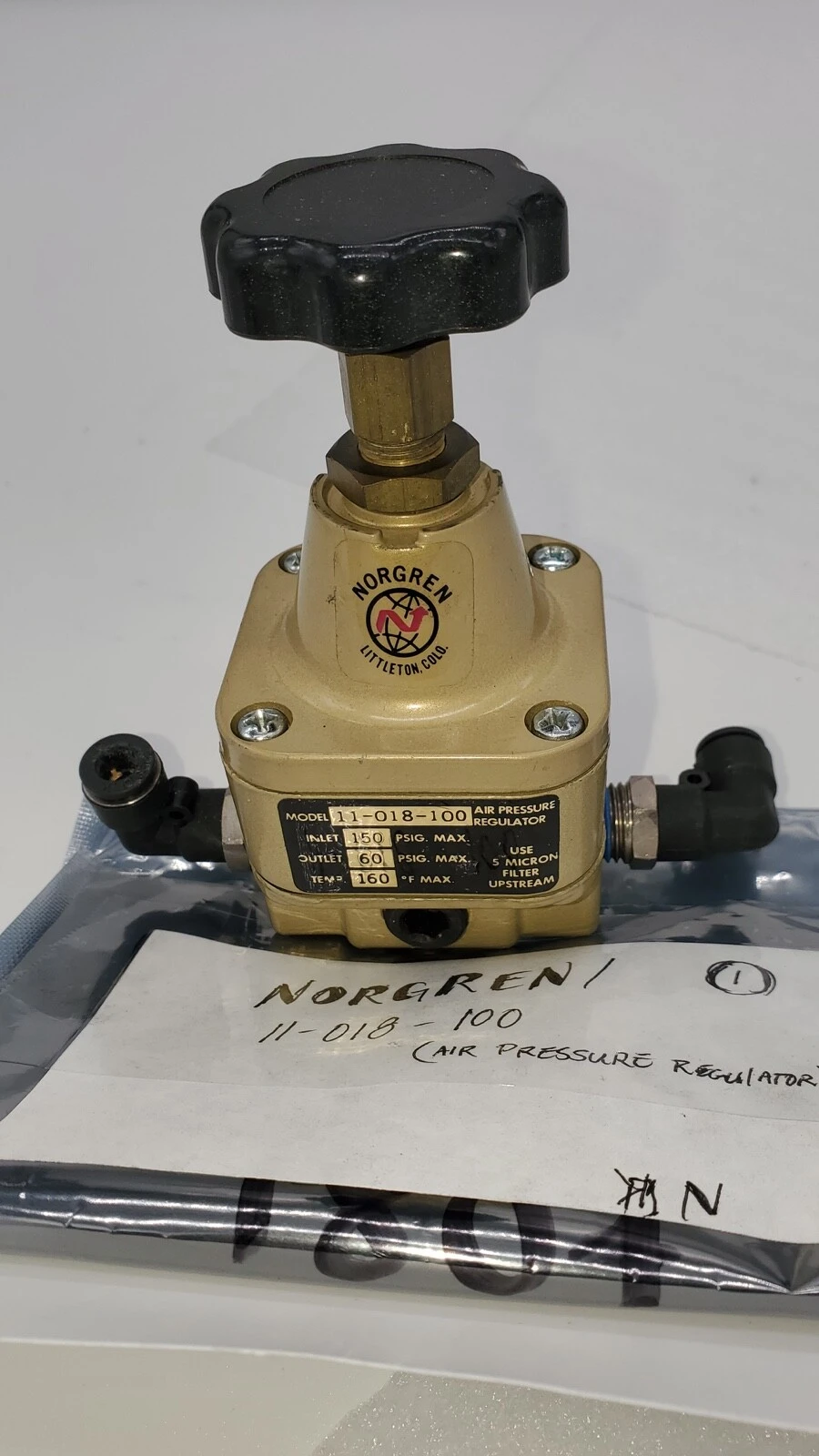 USED Norgren Norgren 11-018-100 Precision Pressure Regulator