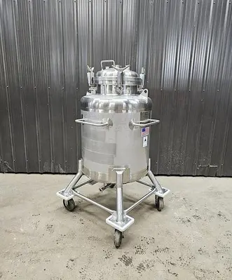 Used 66 Gallon Tank (Vessel), 316 Stainless Steel, Full Vacuum