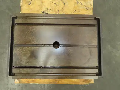 CNC Milling Machine T-Slot Table 22"x28" Steel Cast Iron Slotted Fixture Plate