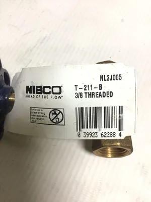 Nibco T-211-B 3/8 in Bronze Gate Valve 039923622884