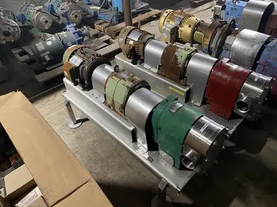 Used 2001 TRI-CLOVER PR125-3-TC1-4-ST-S Rotary Pumps North Carolina US | DH Griffin Used Equipment #1383780
