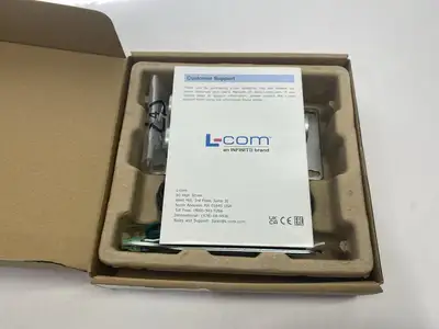 New | in-Stock L-Com PoE Injector, Metal Industrial IP67 Outdoor, Gigabit Misc Networking Equipment Michigan US | Maverick Industrial Sales #1393317