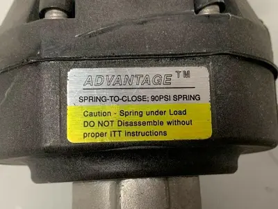 USED 2 ITT SHEROTEC 3-WAY STAINLESS STEEL VALVE W/ POSITION MONITORS & 2" FITTINGS