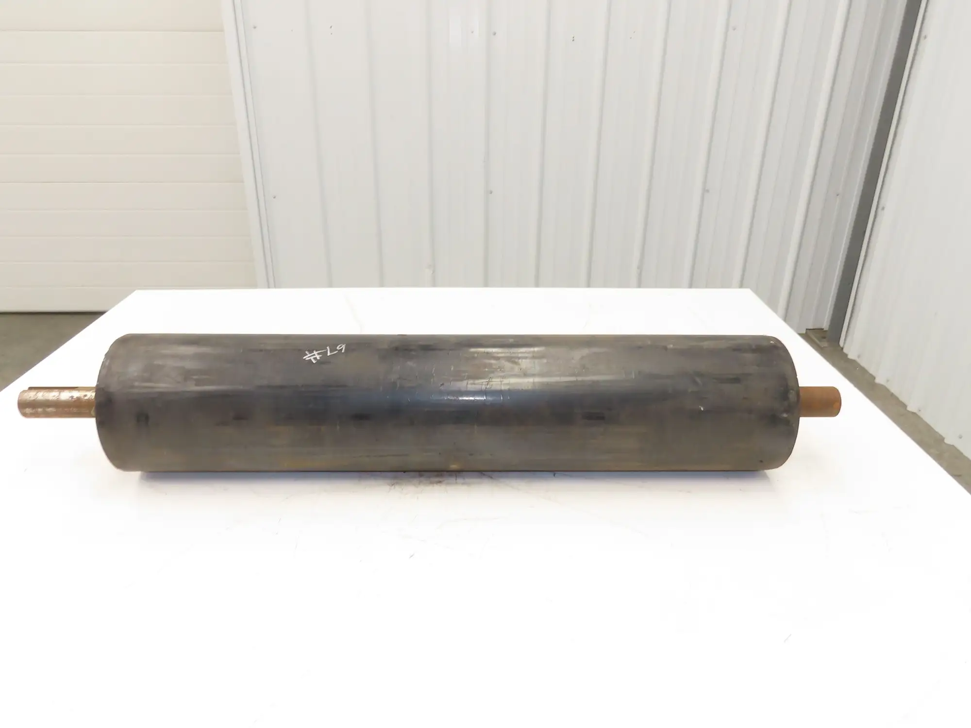 6"x 29"W Lagged Conveyor Pulley 1-7/16" Shaft Taper Bushed