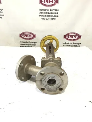 Flanged Control Valve w/ Handwheel Actuator Stainless Steel Y-Pattern 278-11006