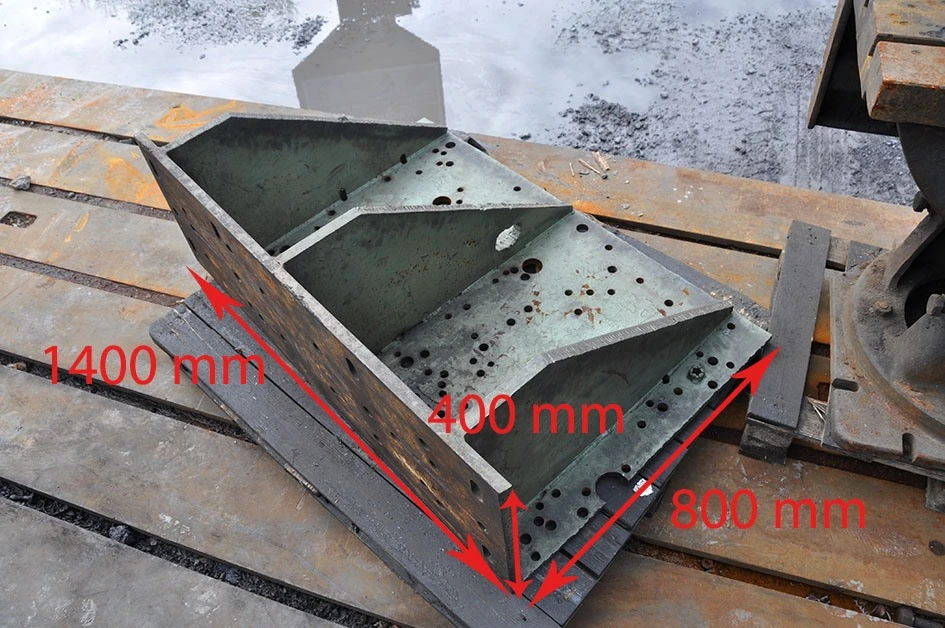 Clamping bracket 1400 x 800 x 400 mm