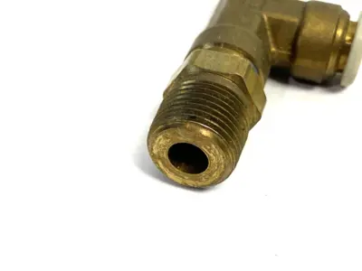 USED PARKER PRESTOLOK PUSH-TO-CONNECT SWIVEL ELBOW FITTING 3/8" X 3/8"