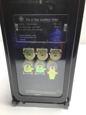 GE 12NAA1982A Out-of-Step Auxiliary Relay