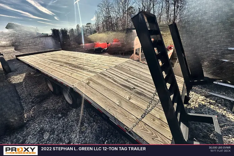 Used 2022 STEPHAN L. GREEN LLC 12-TON TAG TRAILER Flatbed Trailers New Jersey US | Proxy Equipment #1377930