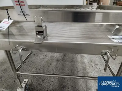 Unknown Stainless Steel Cart, with Roller Rack