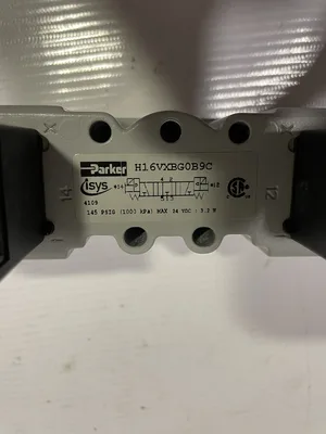 Parker H16VXBG0B9C Solenoid Hydraulic Control Valve 145 psi 24VDC -NIB