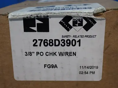USED ROSS CONTROLS 2768D3901