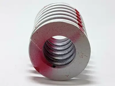 New | in-Stock Associated Spring Raymond Red/White Die Spring 32mm x 2”, 16mm Parts Michigan US | Maverick Industrial Sales #1400909