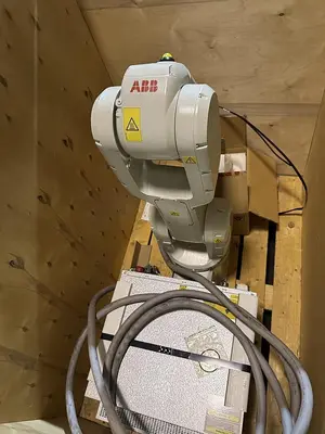 Used 2020 ABB IRB 1200-5/0.9 WITH IRC5 COMPACT CONTROLLER, TEACH PENDANT, AND CABLES Robots | Harbor Machinery Inc. #1283388