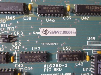 Texas Instruments A16260-1 PIO Board 2588214-0001 Rev. V Used