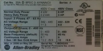 USED OAKES 8MB51