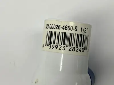 USED NIBCO 1/2" PVC BALL VALVE SOCKET X SOCKET