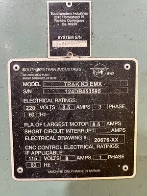 USED TRAK TRAK K3 EMX