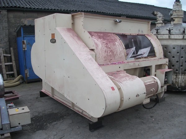2,000L Tatum Forberg Twin Shafted Stainless Steel Mixer 22 kw
