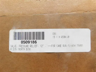 Unbranded Pressure Relief Valve for Cane Run Fly Ash Trans O.D. 16-1/2" New