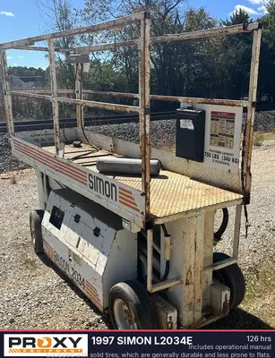 Used 1997 SIMON L2034E Scissor Lifters North Carolina US | Proxy Equipment #1379549