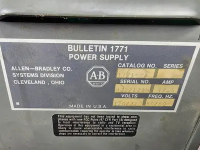 USED ALLEN-BRADLEY 1771-PA