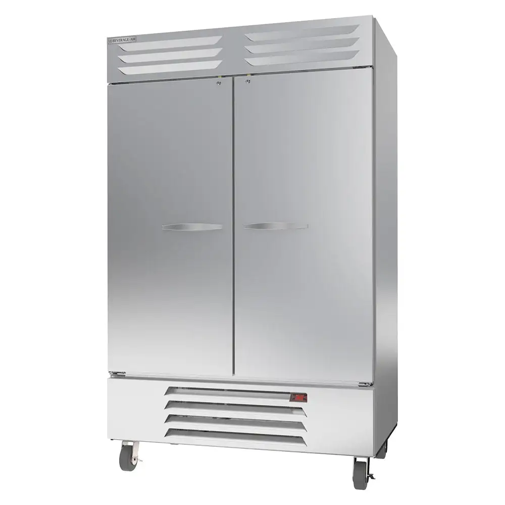Beverage-Air RB49HC-1S 52" Two Section Reach In Refrigerator, (2) Left/right Hinge Solid Doors, 115v