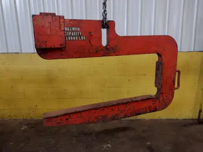 10,000 LBS 5 TON X 48" BUSHMAN C HOOK COIL LIFTER: STOCK 17144