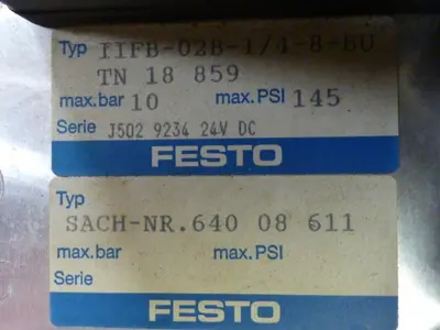 USED FESTO IFB8-02